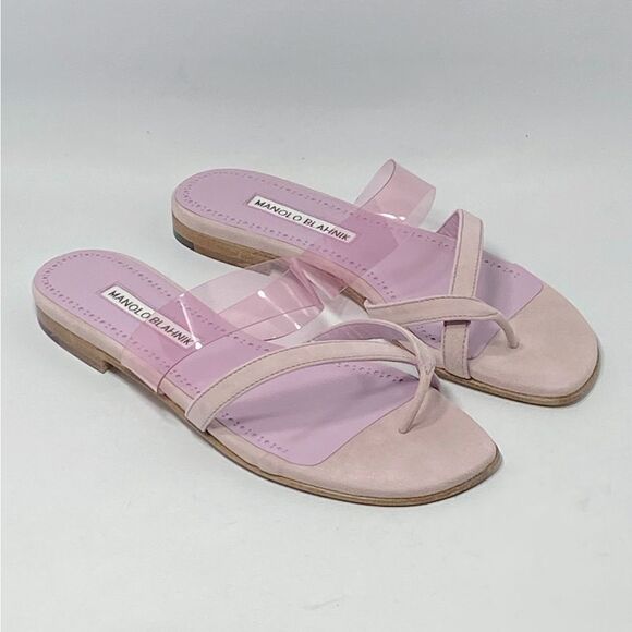 Manolo Blahnik Susina Suede Sandals size 36 - Picture 4 of 11